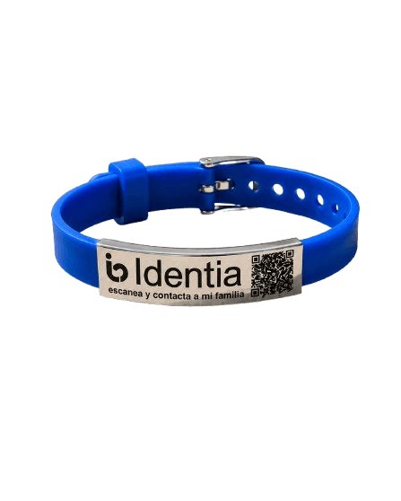Brazalete Identia con placa QR