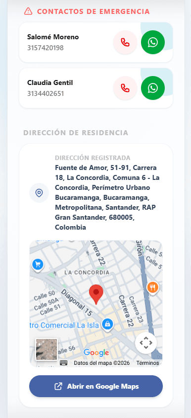 Contacto de emergencia