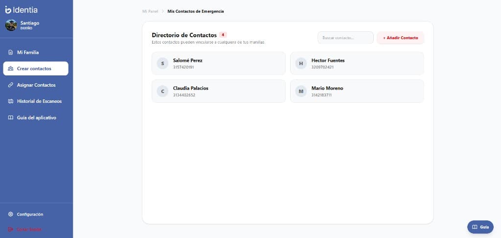 Contactos